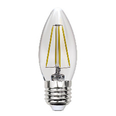 Лампа светодиодная филаментная Uniel E27 13W 4000K прозрачная LED-C35-13W/4000K/E27/CL PLS02WH UL-00005902