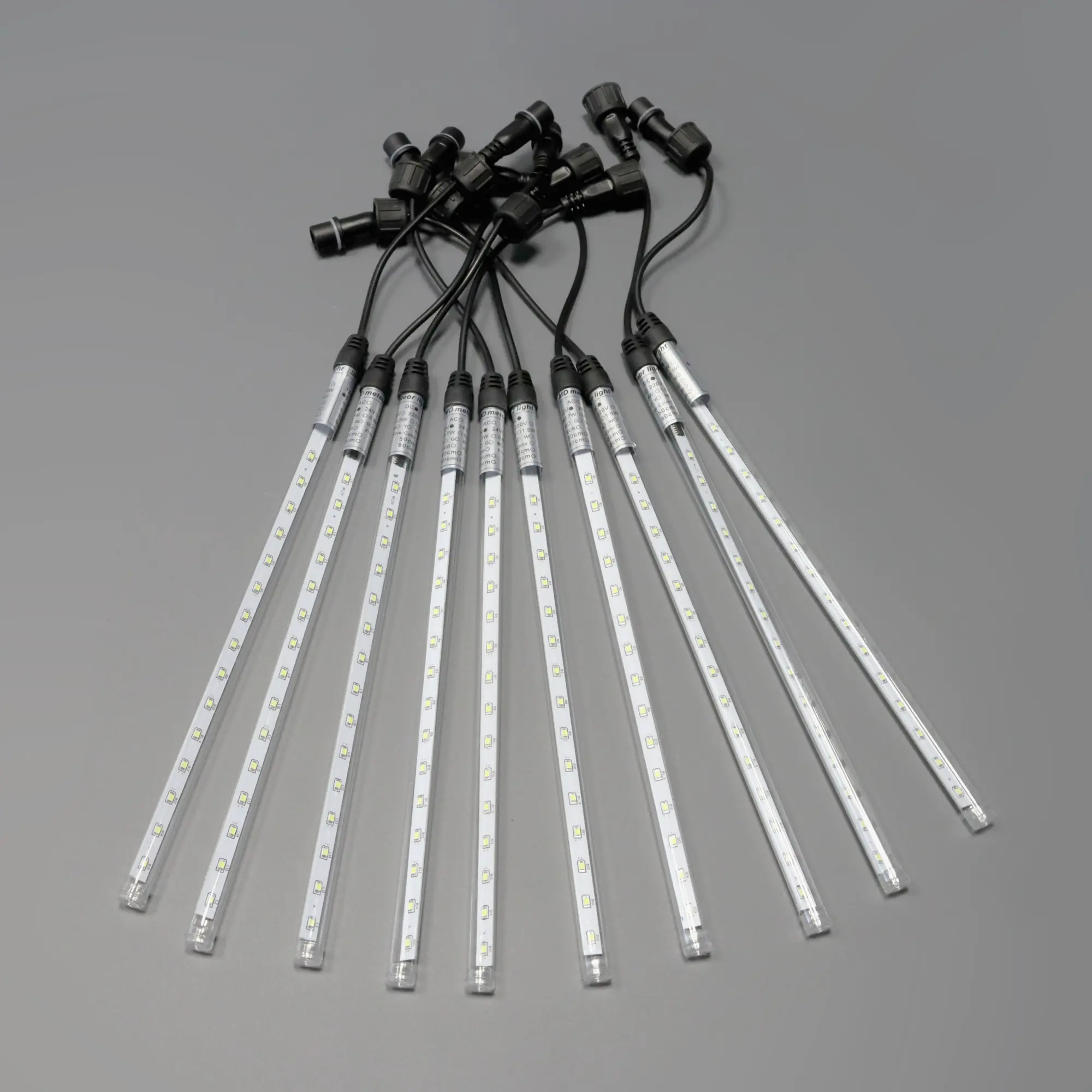 Комплект Тающие сосульки 10 штук 12В IP65 1003м чёрный ПВХ БЕЛЫЙ 11000₽