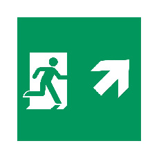 Пиктограмма EMGP-MARK-MA-RUP (Человек, Вверх-Вправо) (Arlight, Пластик)