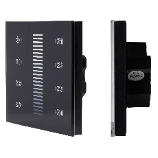 INTELLIGENT ARLIGHT Сенсорная панель DALI-901-11-ADDR-3SC-DIM-DT6-IN Black (BUS) (IARL, IP20 Пластик, 3 года)