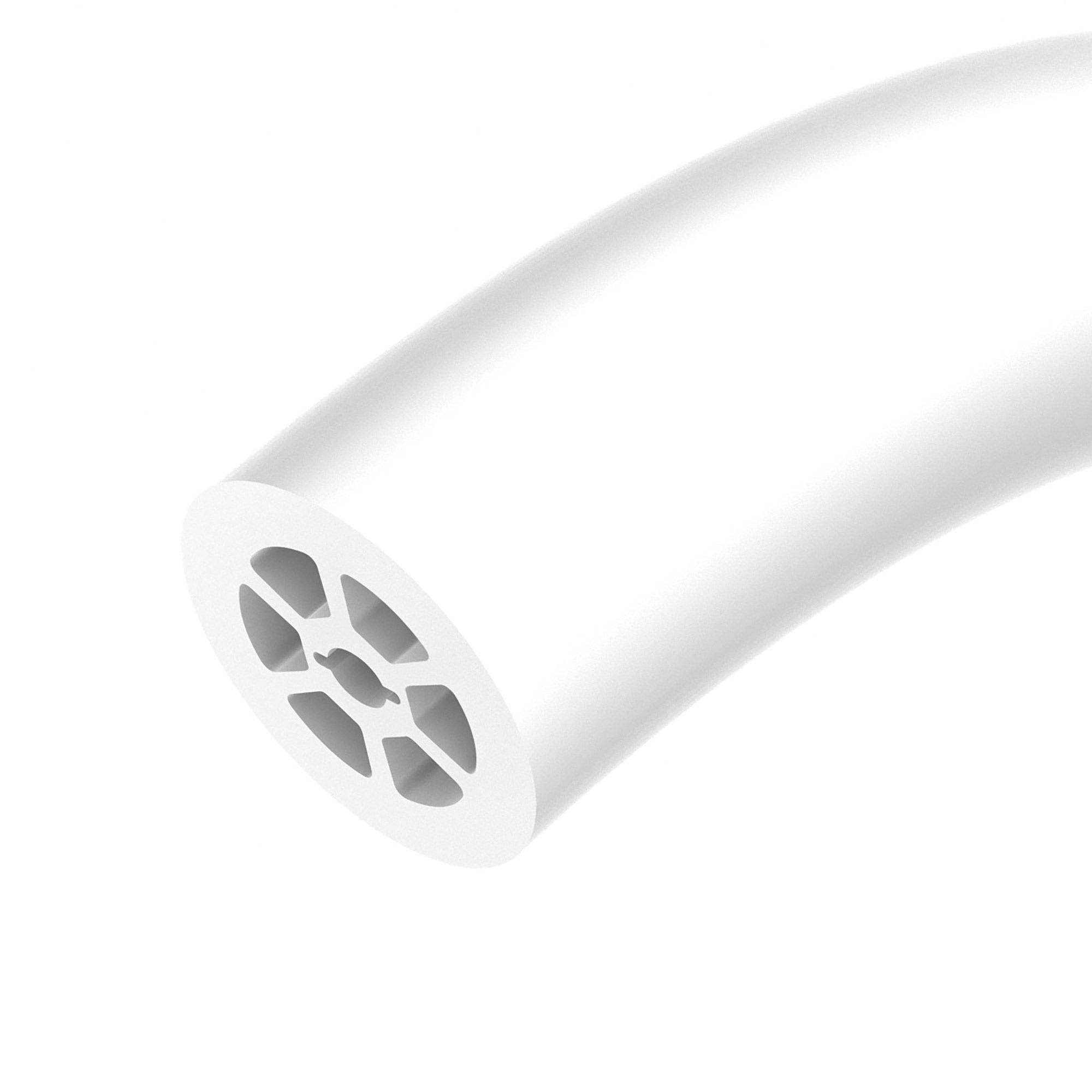Силиконовый профиль WPH-FLEX-D40-360deg-S10-5m WHITE (Arlight, Силикон) силиконовый профиль wph flex 1018 side s10 5m white arlight силикон