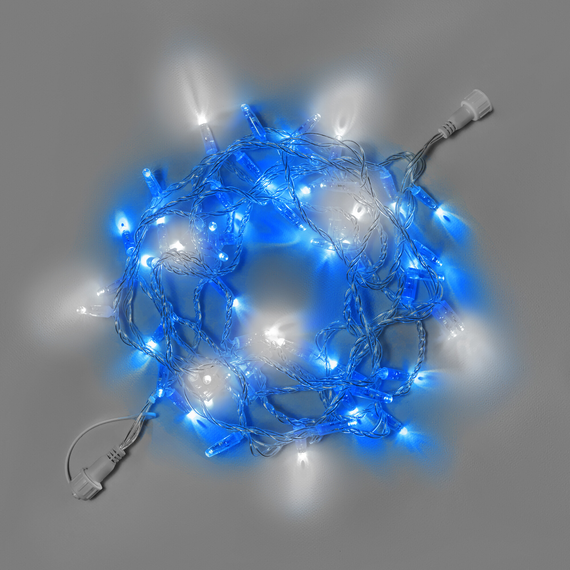 Светодиодная гирлянда INOXHUB Нить 10м 100 LED соединяемая с мерцанием 24В IP65 прозрачный провод СИНЯЯ 3160₽