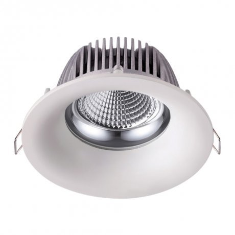 Встраиваемый светодиодный светильник Novotech Glok 358025 трековый светильник volpe светодиодный m70 20 вт однофазный магнитный холодный белый свет 2100 лм белый