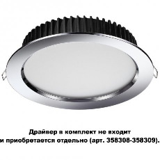 Светильник встраиваемый драйвер в комплект не входит Novotech DRUM 358307