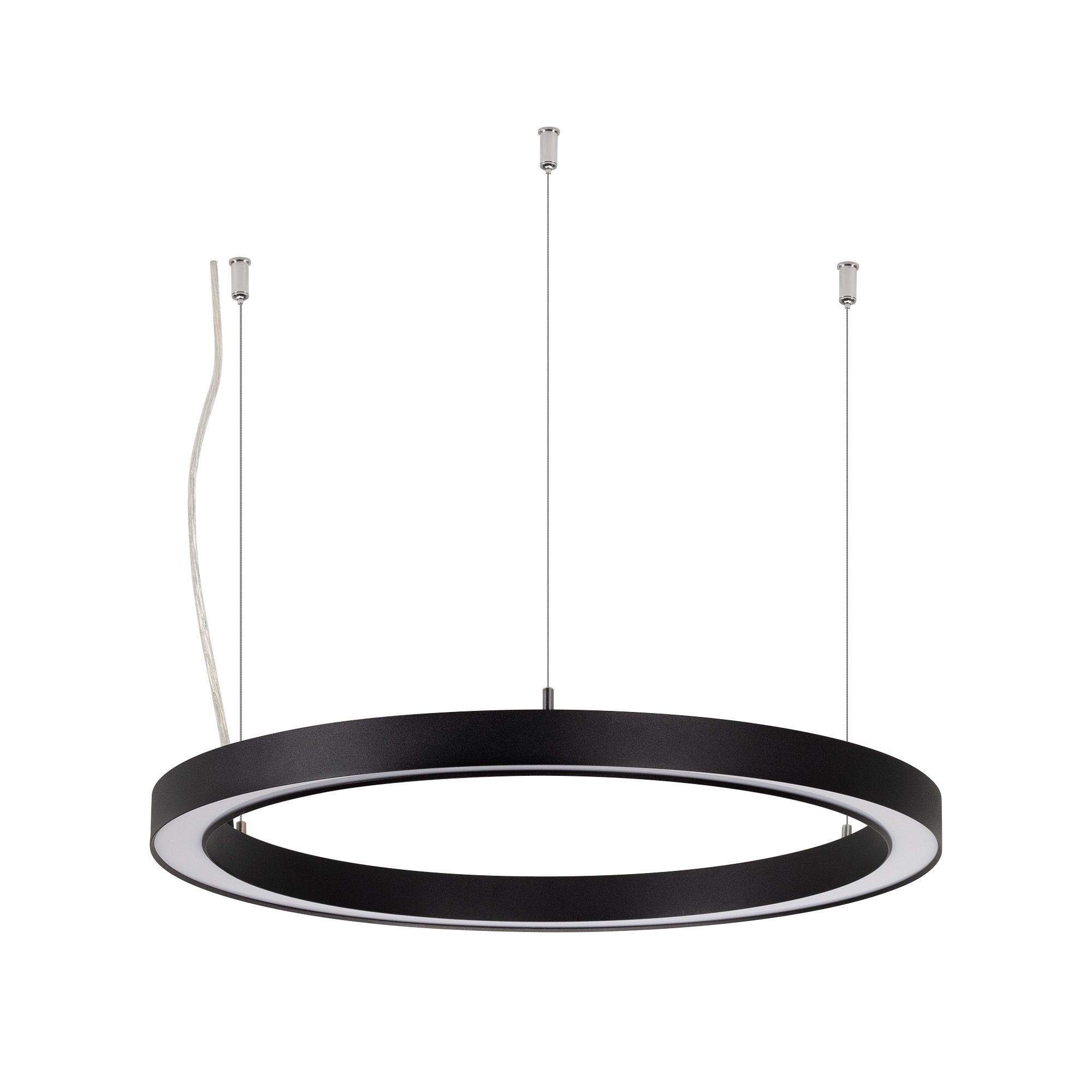 Светильник SP-CIRCLE-HANG-O3535-D500-30W Day4000 RAL9005 120 deg 230V IP40 LED Arlight Алюминий 45345₽