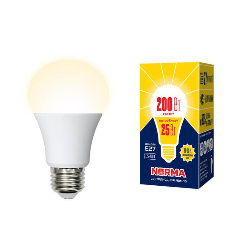 

Лампа светодиодная E27 25W 3000K матовая LED-A70-25W/3000K/E27/FR/NR UL-00004469, LED-A70-25W/3000K/E27/FR/NR