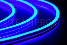 Светодиодный Гибкий Неон TeamProf, двусторонний, синий, кратность резки 0.5 метра, размер 8*16 мм, 24 В, 50 м
