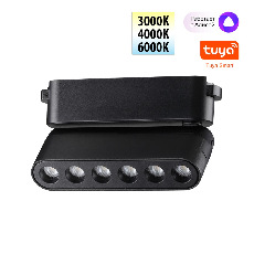 359464 SHINO NT24 100 черный Трековый смарт-светильник для низковольтного шинопровода с двумя режимами работы IP20 LED 6W 24V 3000-6000K EASY