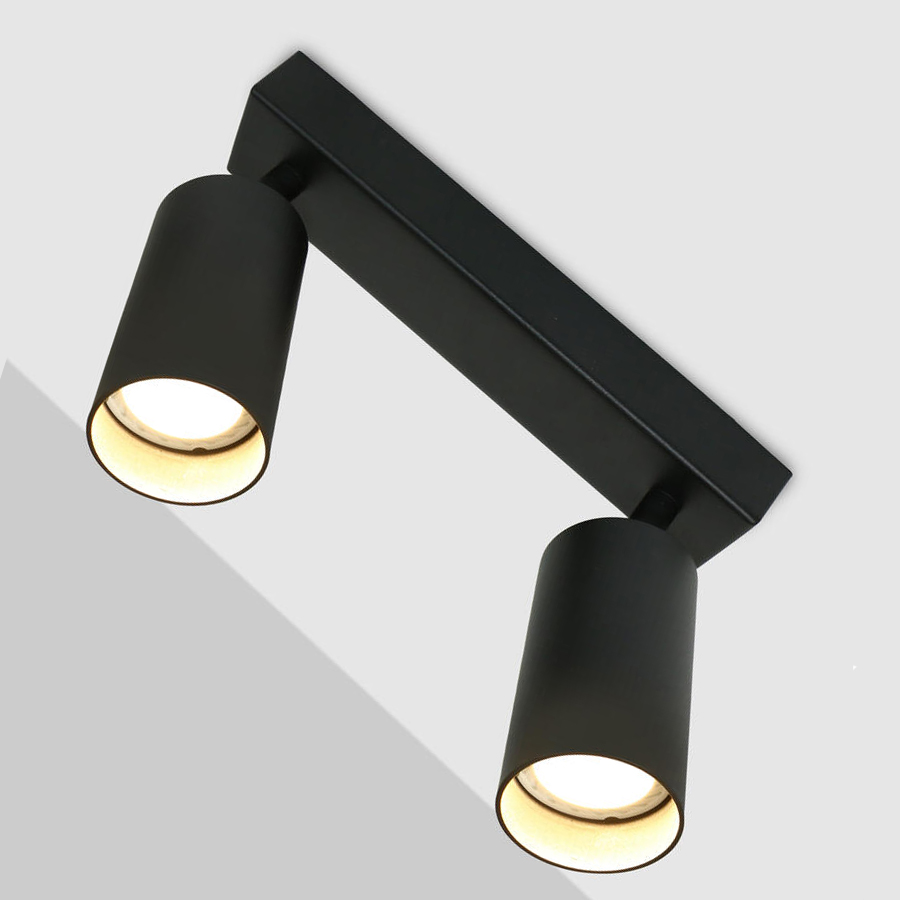 Спот на основании GWL-2GU10-M-IP20 Двойной Черный Направленный Башня 1721₽