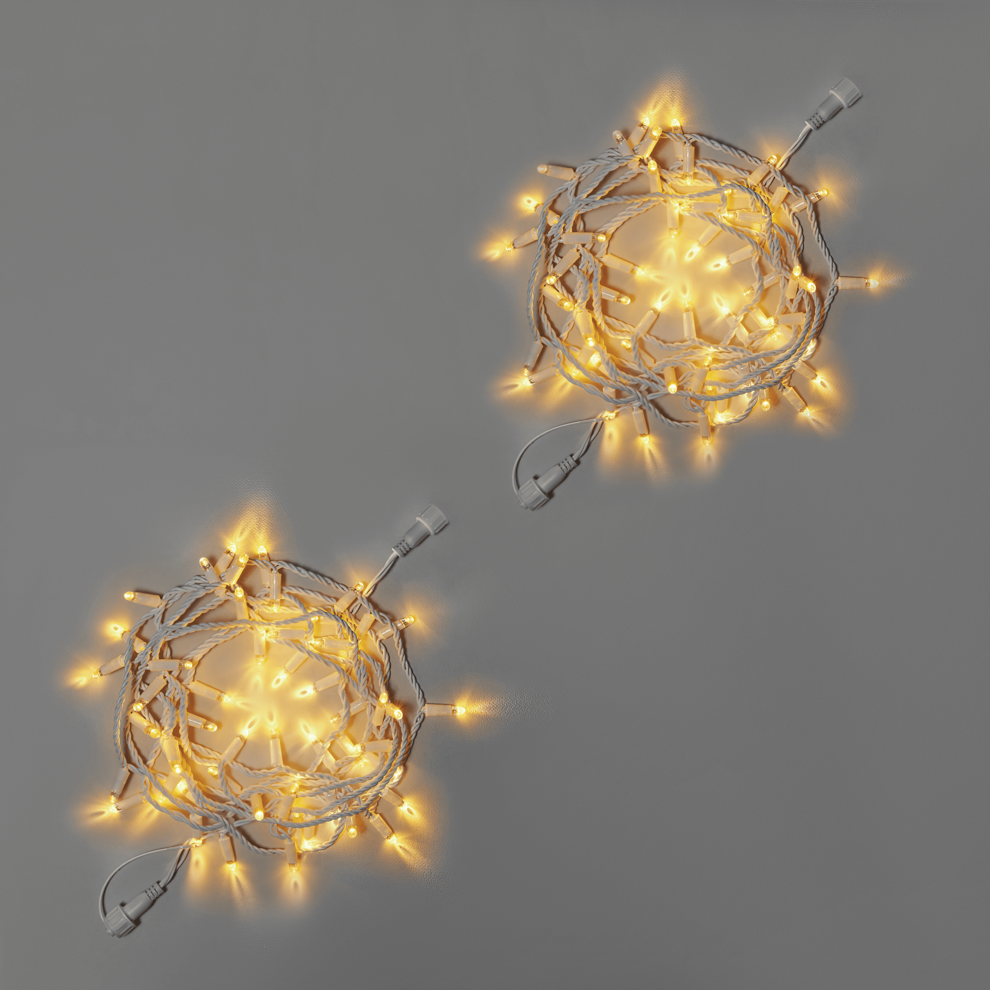 Светодиодная гирлянда INOXHUB Нить 10м 100 LED соединяемая 220В IP65 белый резиновый провод 23мм ТЁПЛАЯ БЕЛАЯ 2930₽