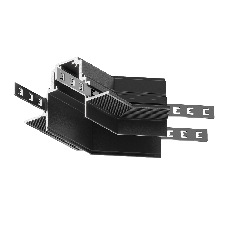 Угол-соединитель 135° Gravity встраиваемый черный TRA010CLO-42B