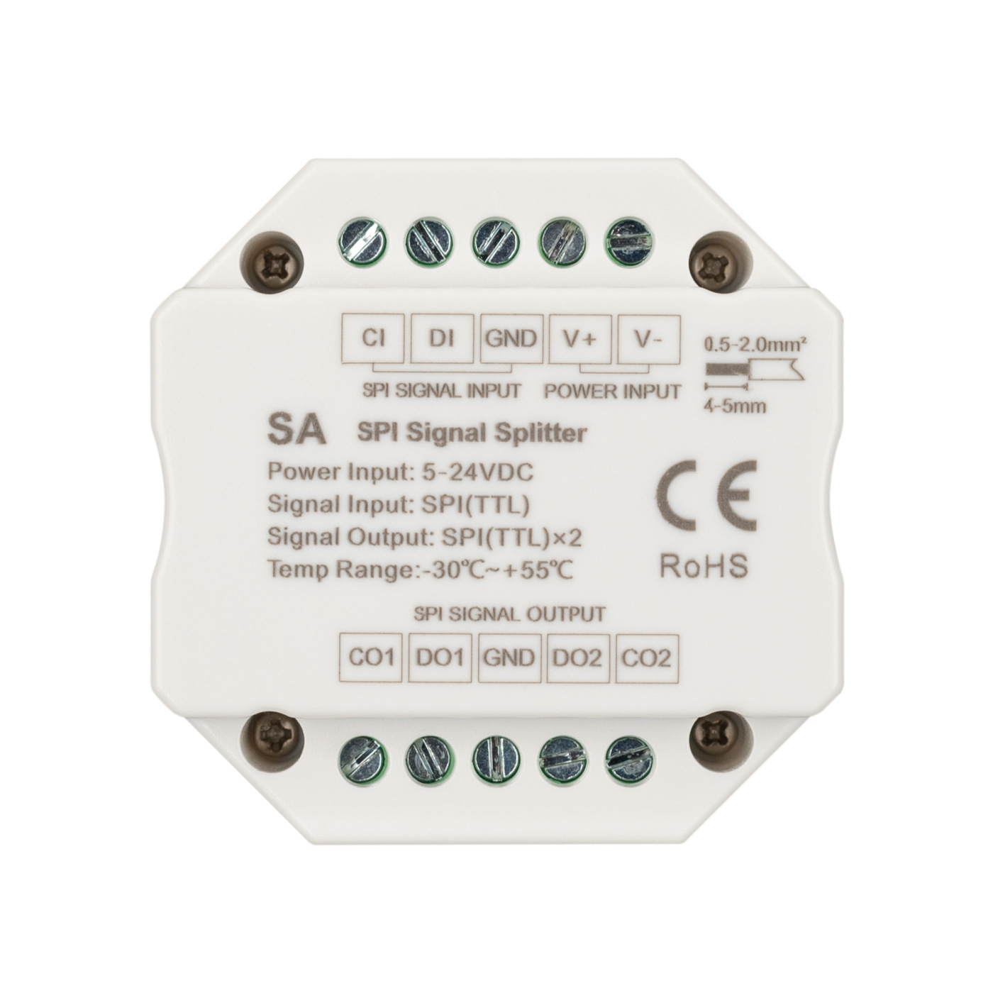 Усилитель SMART-SPI (12-24V, 2 output) (Arlight, IP20 Пластик, 5 лет) усилитель интернет сигнала mediawave mwk 21 s