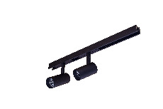 Магнитный трековый светильник ЭРА TRM20-6-15W4K-B для системы NOVA 48V 15Вт 4000К направленный свет черный