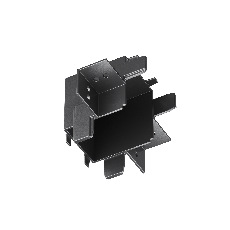 Коннектор угловой внутренний Radity встраиваемый черный TRA084CT-12B