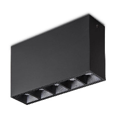 Потолочный светодиодный светильник Ideal Lux Lika 10W Surface BK 244884