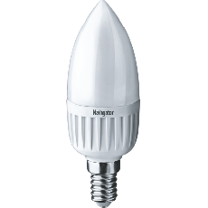 Лампа светодиодная LED 5Вт Е14 230В 6500К NLL-P-C37-5-230-6.5K-E14-FR свеча матовая