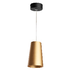 Светильник потолочный Feron ML1858 Barrel BELL levitation на подвесе 1,7 м MR16 35W 230V, золото черный