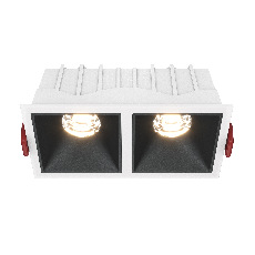 Встраиваемый светильник Alfa LED 3000K 2x10Вт 36° DL043-02-10W3K-SQ-WB