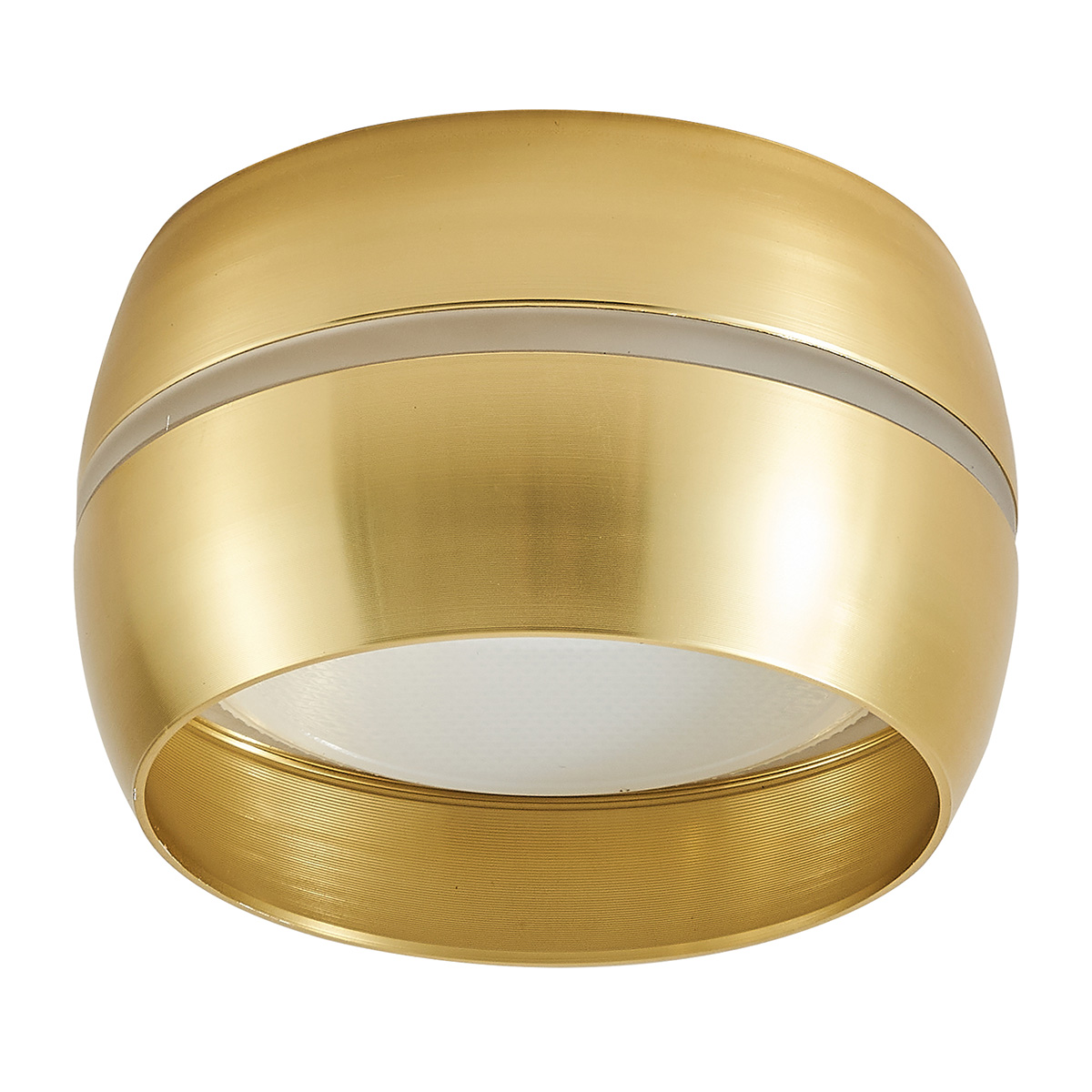 Спот GWL-GX53-M-IP20 Чаша Золотой с боковым рассеивателем шар ёлочный золотой узор 8 см