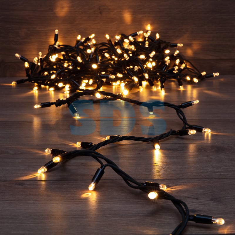 

Гирлянда модульная «Дюраплей LED» 10 м, 200 LED, черный каучук, цвет свечения теплый белый NEON-NIGHT, 315-216