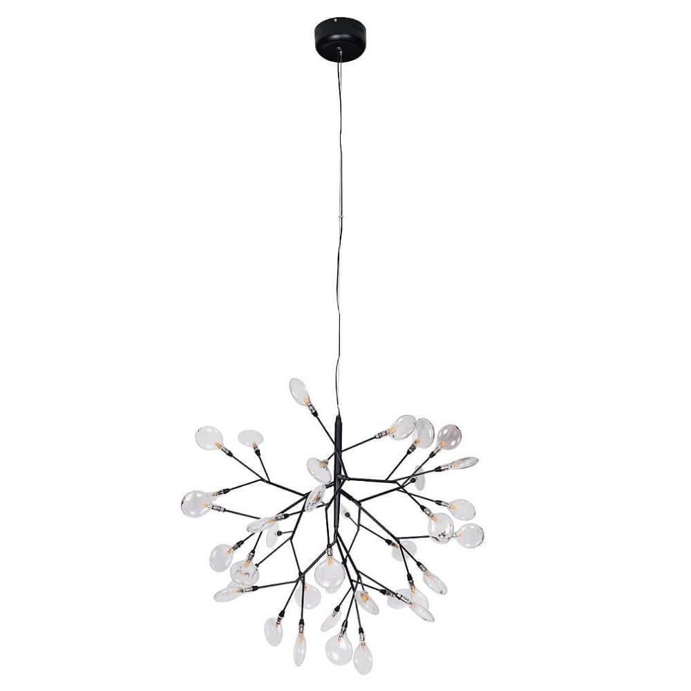 Подвесная люстра Crystal Lux Evita SP36 Black/Transparent подвесной светильник indigo via 10009 3p black v000183