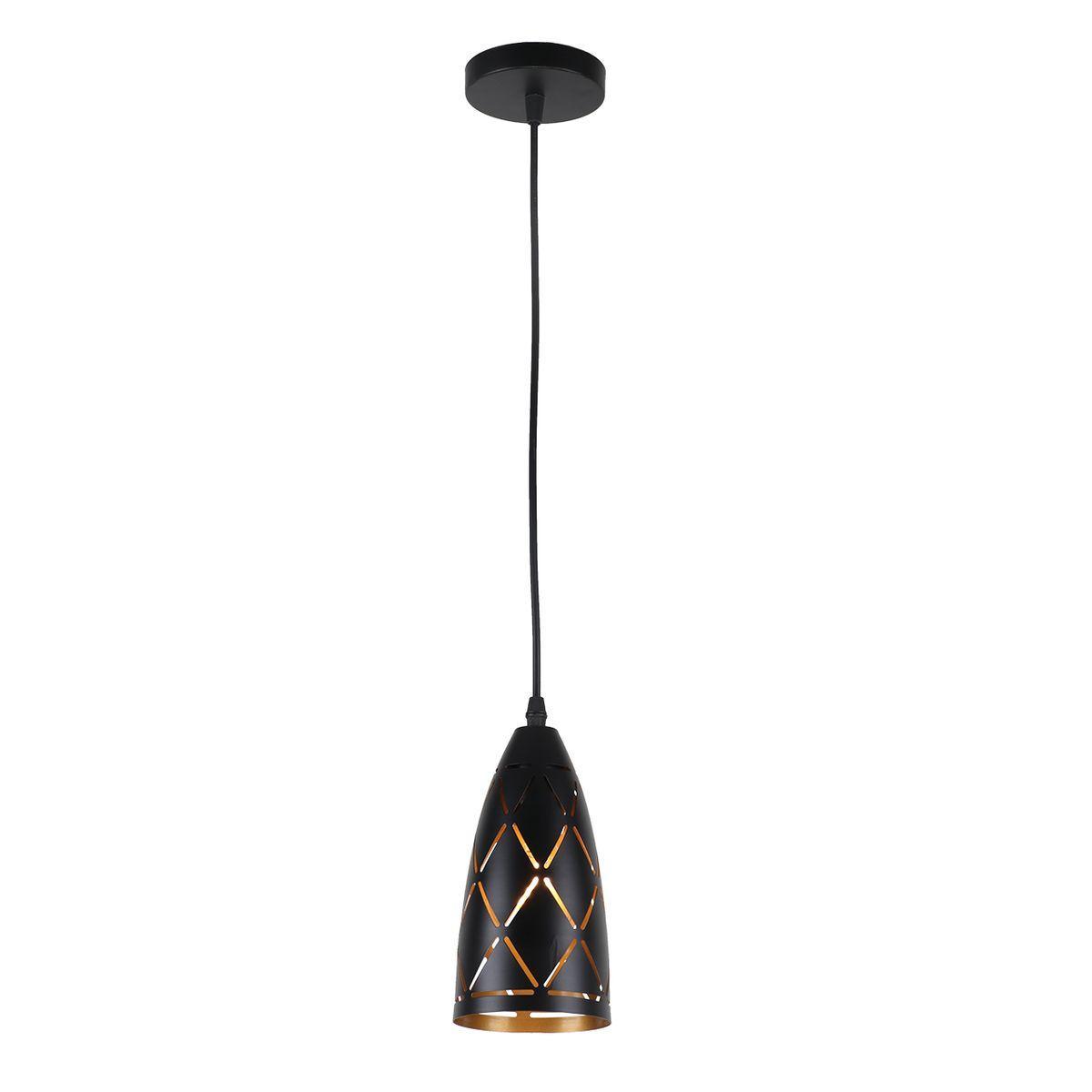Подвесной светильник IMEX MD.2962-1-P BK+GD смеситель для кухни primavera marble 13 см чёрный