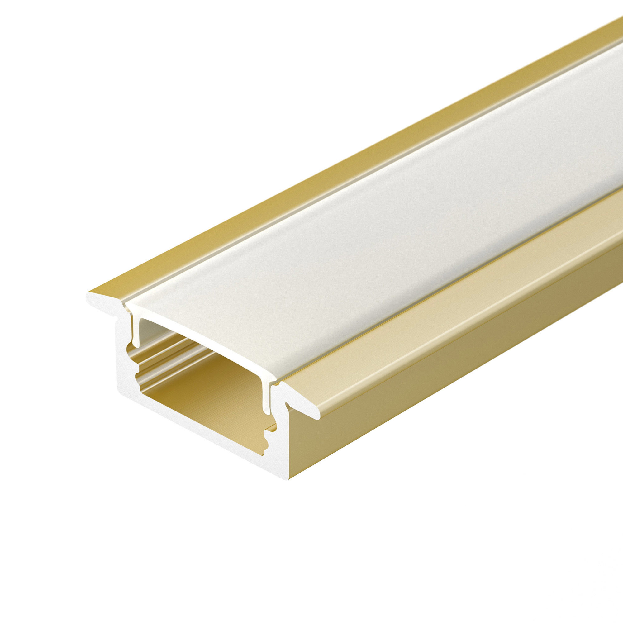 Профиль LINE-2308-F-2000 ANOD GOLD (Arlight, Алюминий) т профиль 15x15x2x1000 мм алюминий золотой
