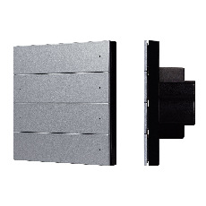 INTELLIGENT ARLIGHT Кнопочная панель SMART-ZB-801-22-1G-8SC-MULTI-IN Silver (230V) (IARL, IP20 Пластик, 5 лет)