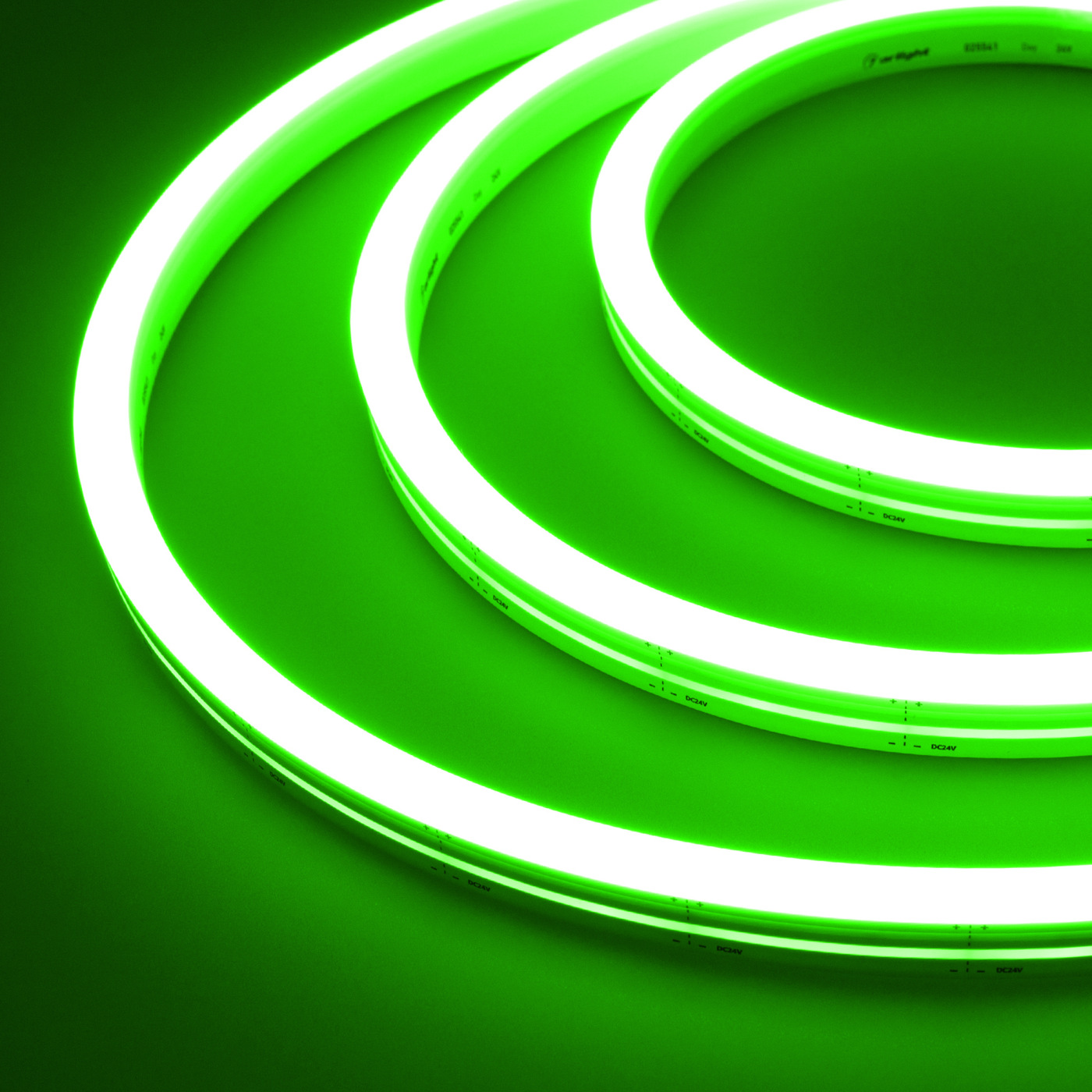 Гибкий неон ARL-MOONLIGHT-1712-SIDE 24V Green (Arlight, 8 Вт/м, IP67) гибкий неон arlight