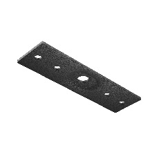 Коннектор прямой Exility накладной черный TRA034C-21B