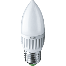Лампа светодиодная LED 5Вт Е27 230В 4000К NLL-P-C37-5-230-4K-E27-FR свеча матовая