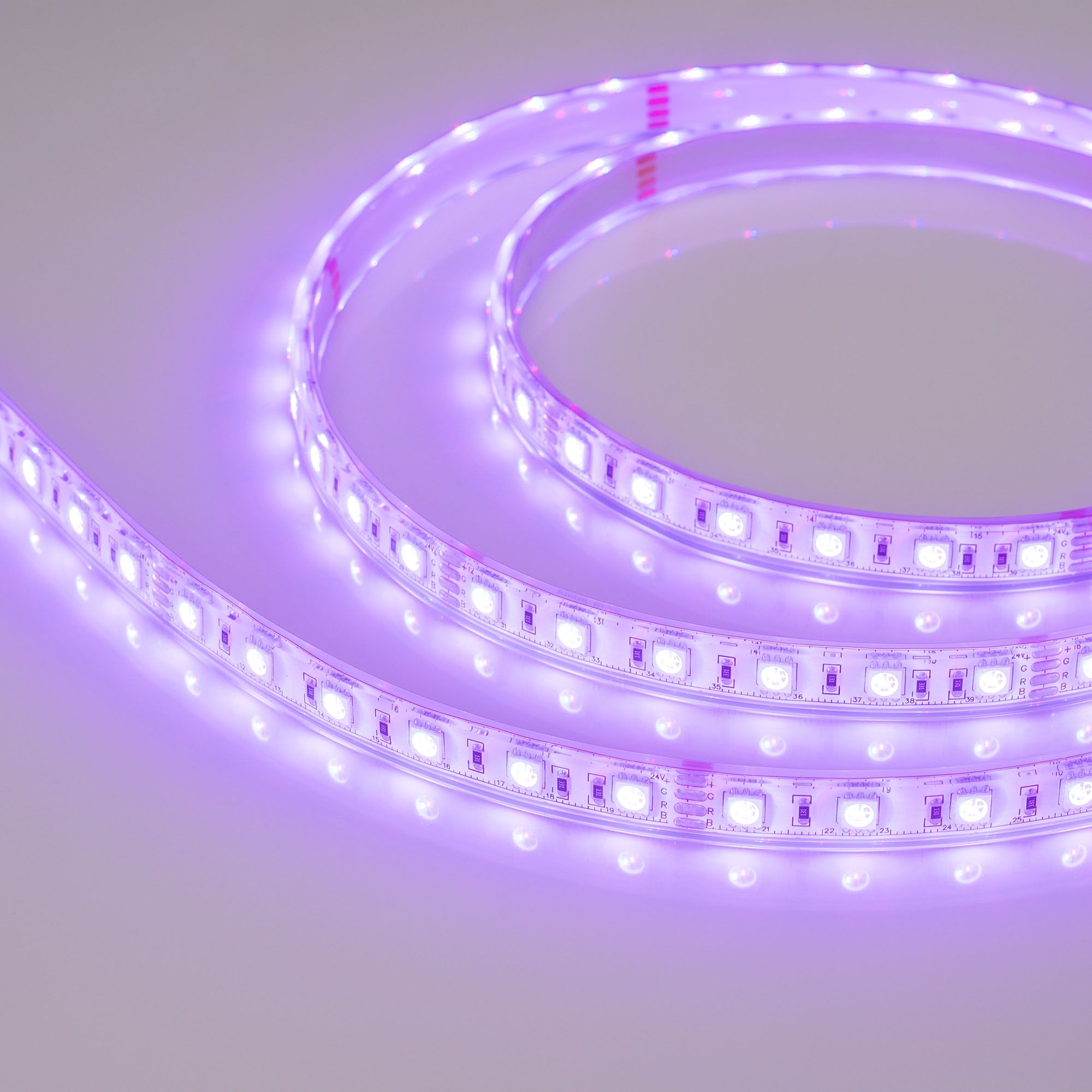 Светодиодная лента герметичная RTW-PU-B60-12.5mm 24V RGB (14.4 W/m, IP68, Wire 2m, 5m) (Arlight, -) светодиодная подсветка салона 12 в сов 4 5×3 см ip68 2 4 вт свет белый