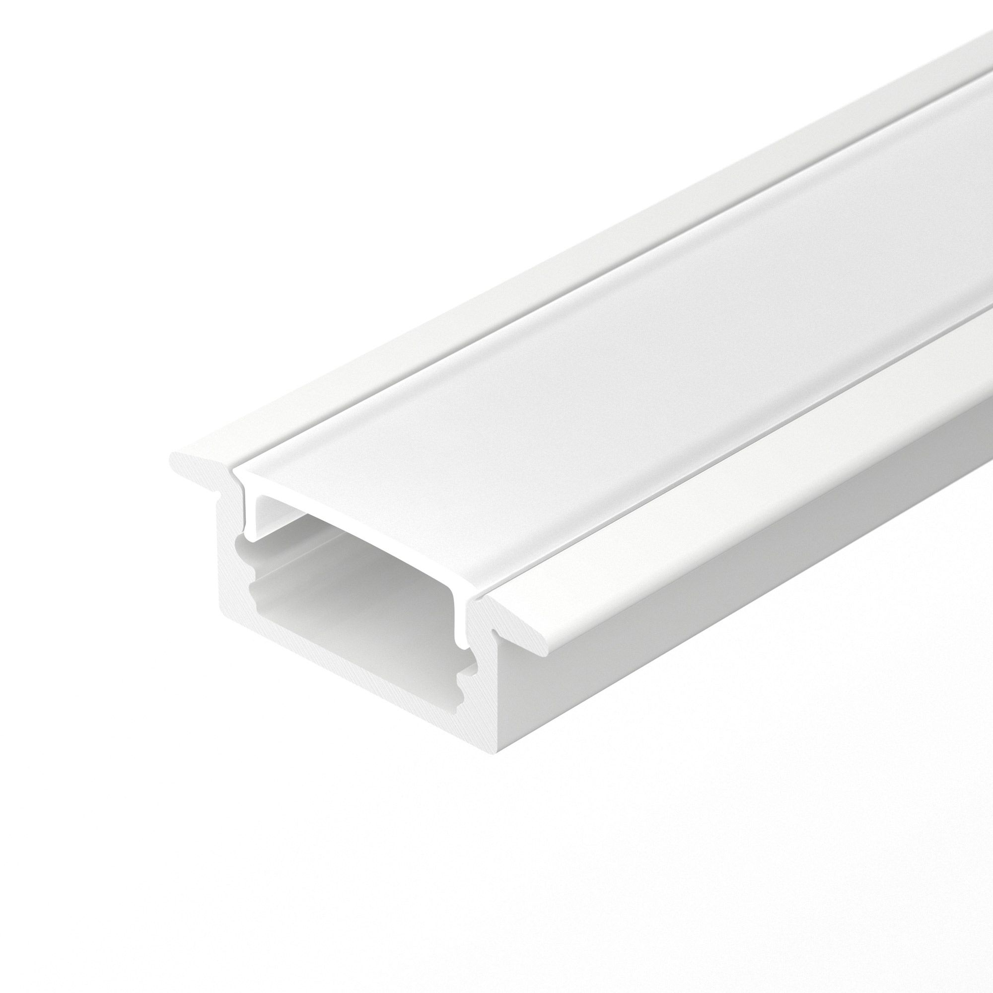 Профиль LINE-2308-F-2000 WHITE (Arlight, Алюминий) профиль stretch 20 wall d side 2000 white arlight алюминий