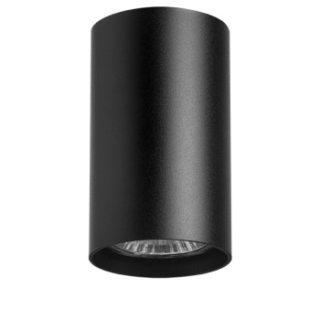 Светильник точечный накладной декоративный под заменяемые галогенные или LED лампы Rullo 214437 профиль алюминиевый для светодиодной ленты прямой накладной 1 м чёрный