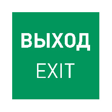 Пиктограмма EMGP-MARK-EXIT (Выход) (Arlight, Пластик)