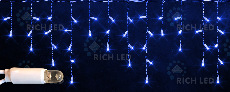 Светодиодная бахрома 112 LED, 6 Ватт, IP65, для улицы, провод белый, Свечение: постоянное, RL-i3*0.5-RW/B