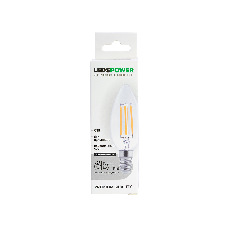 Светодиодная лампа LEDS POWER Filament C35 E14 6Вт 4000К 007083