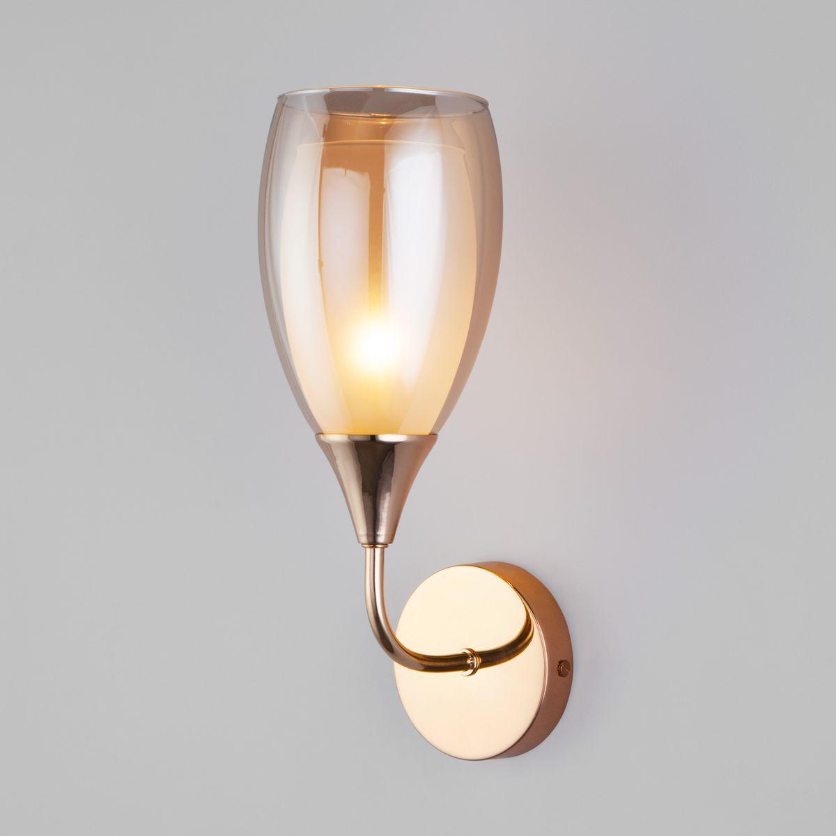 Бра Eurosvet Cosmic 50285/1 золото бокал стеклянный для шампанского magistro золотой лист 170 мл 5×24 см