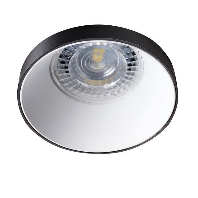 Точечный светильник Kanlux SIMEN DSO B/W 29138 светильник точечный светодиодный встраиваемый дво 1622 под отверстие 165 мм 5 м² света нейтральный белый белый