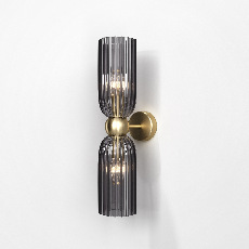 Настенный светильник (бра) Antic E14х2, MOD302WL-02GR