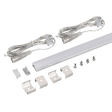 Набор для светодиодной подсветки ARL-KIT-SLIM-FC 24V Day4000 (14 W/m, IP20, 2m) (Arlight, Алюминий+пластик) Набор для светодиодной подсветки ARL-KIT-SLIM-FC 24V Day4000 (14 W/m, IP20, 2m) (Arlight, Алюминий+пластик)