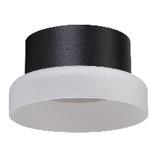 Светильник потолочный Feron HL460 Barrel OPAL 12W, 230V, GX53, черный