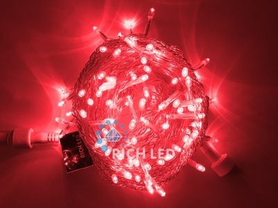 

Светодиодная гирлянда Нить 10 м, мерцающая, 24 вольта, герметичная, 100 LED, RL-S10CF-24V-CT/R, RL-S10CF-24V-CT/R