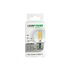 Светодиодная лампа LEDS POWER Filament G45 E27 6Вт 4000К 007120