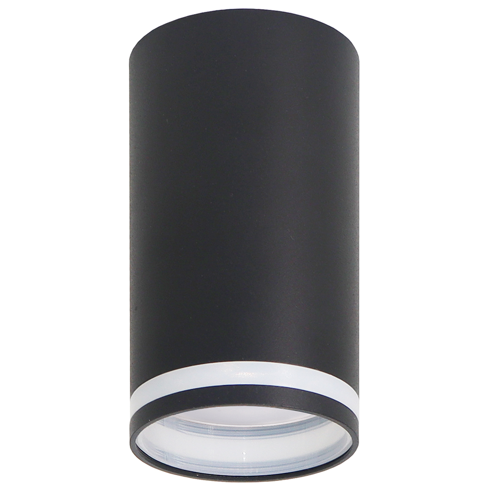 Светильник потолочный Feron ML162 Barrel LUNA MR16 GU10 35W 230V, черный патрон керамический для электрических ламп gu5 3