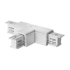 Коннектор Т-образный левый Trinity белый, TRA005CT-31W-L