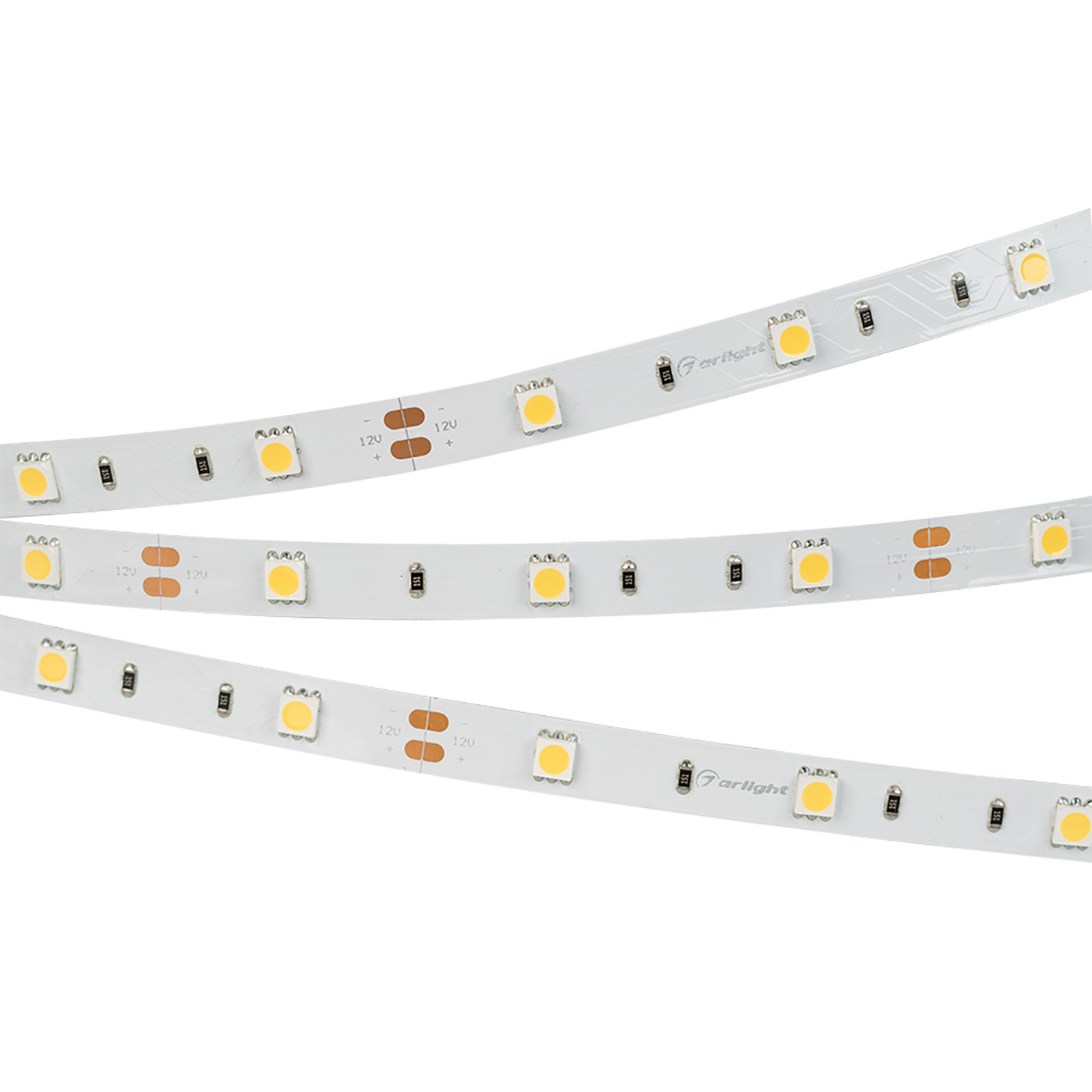 Светодиодная лента RT 2-5000 12V White6000 (5060, 150 LED, LUX) (Arlight, 7.2 Вт/м, IP20), 010595(B) светодиодная лента rtw 2 5000se 12v yellow 2x 5060 300 led lux arlight 14 4 вт м ip65
