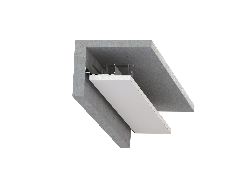 Безрамный «теневой» алюминиевый профиль FGC-12-BL-2