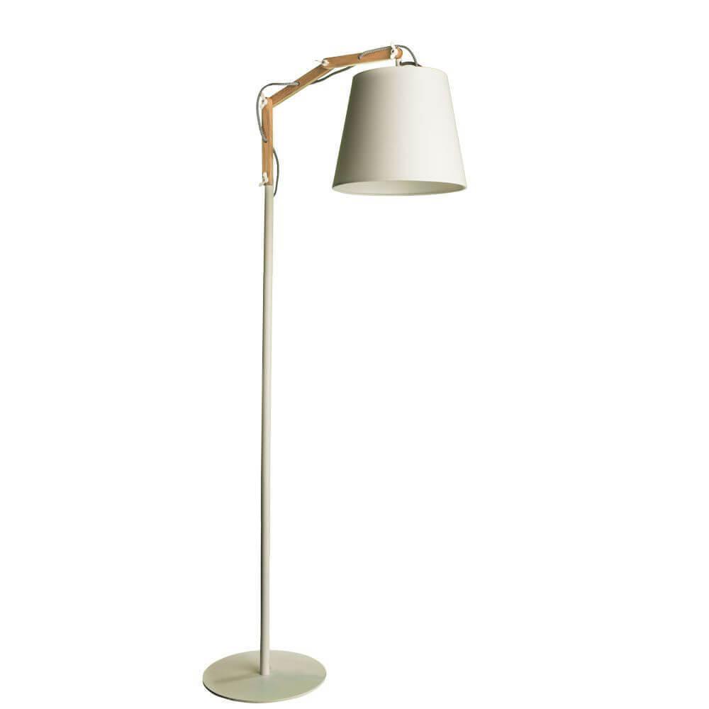 Торшер Arte Lamp Pinoccio A5700PN-1WH industrial hanging lamp white round 51 cm e27 solid mango wood