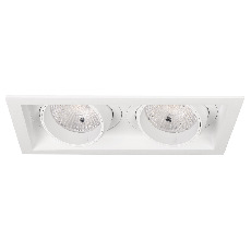 Светильник MS-VORTEX-BUILT-S250x140-2x30W Warm3000 (WH-WH, 50 deg, 230V) (Arlight, IP20 Металл, 5 лет)
